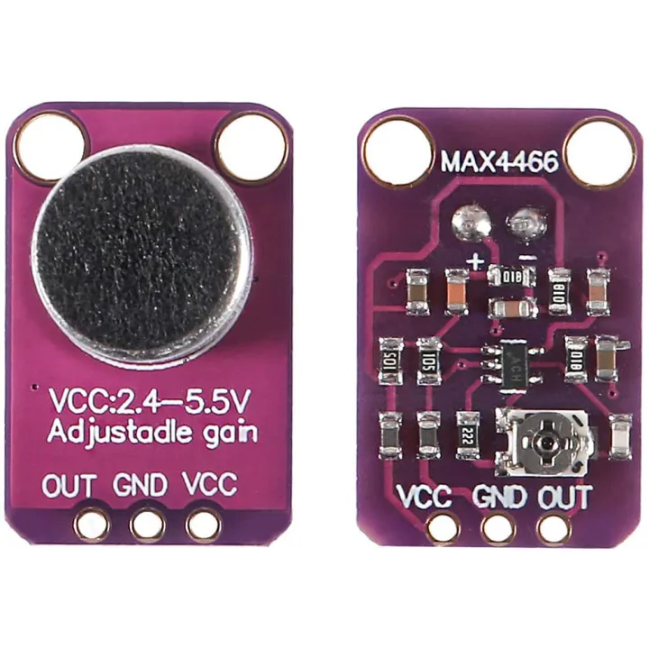 5Pcs%20GY-MAX4466%20Electret%20Microphone%20Amplifier%20MAX4466%20Module%20Adjustable%20Gain%20Breakout%20Board%20for%20Arduino%20-%20Image%204