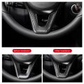 NAMUNY Carbon Fiber Interior Sticker, Steering Wheel Emblem Sticker,Fit for C-Class W204 W205. 