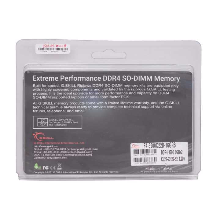 G.Skill%20DDR4%2016GB%20(8X2)KIT%20/%203200%20MHZ%20Laptop%20RAM%20-%20Image%203