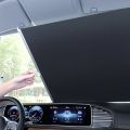 New Retractable Roller Blinds Suction Cup Portable Blackout Curtain Black Car Window Sun Visors Auto Truck. 