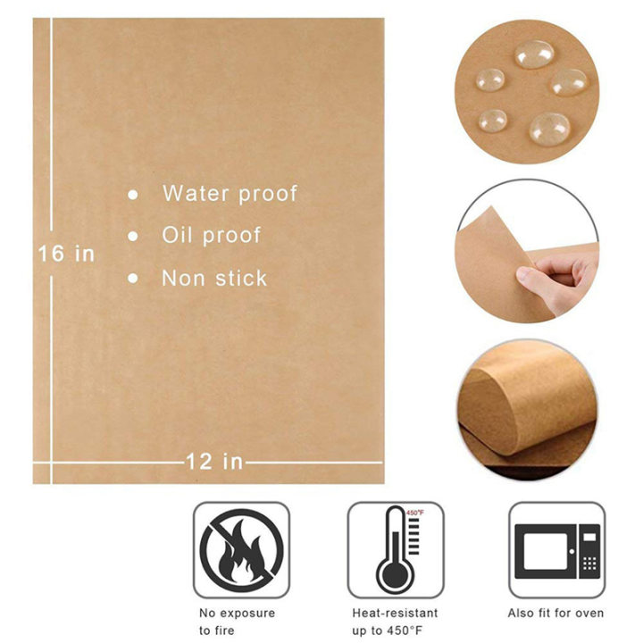 fasdaga%20400Pcs%20Unbleached%20Parchment%20Paper,%20Precut%20Baking%20Liners%20Sheets%20Paper,12%20X%2016%20Inch,%20Non-Stick,%20Water%20Proof,%20Oil%20Proof%20-%20Image%203