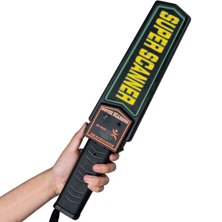 Super Scanner Metal Detector Hand Held Metal Detector With Battery