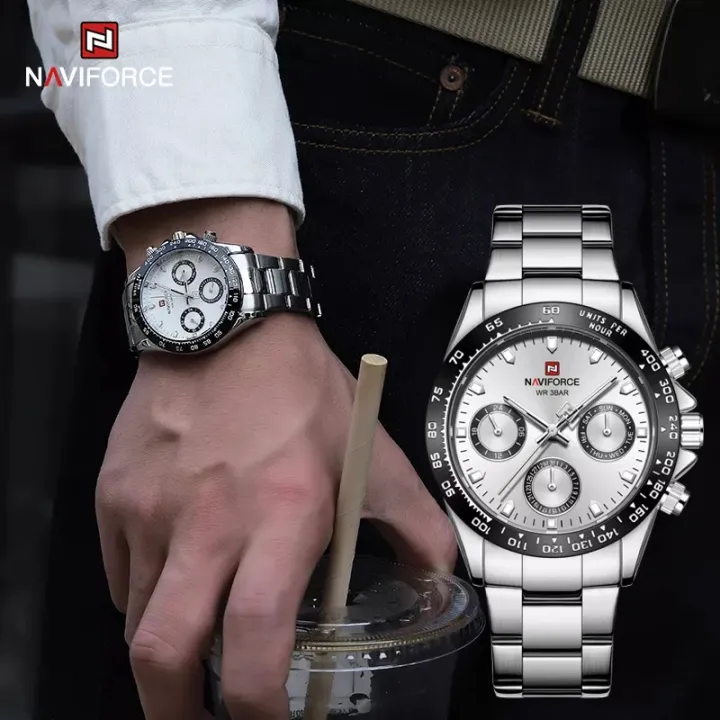 NAVIFORCE%20NF9193%20Classic%20Business%20Luminous%20Multifunction%20Chronograph%20Stainless%20Steel%20Watch%20For%20WOMEN%20-%20Image%205