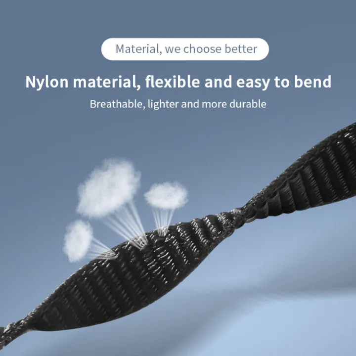 Replacement%20For%20Xiaomi%20Mi%20Band%203/4/5/6/7%20Black%20Silicone%20Nylon%20Sports%20Watch%20Wrist%20Strap%20Band%20-%20Image%206