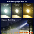 Profesional COB Work Light Rechargeable LED Portable Flashlight Camping Torch Magnetic 1500LM Dimming Flood Light Car Repair Emergency Lante. 