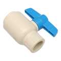Marvel Cream/Blue CPVC Ball Valve 20mm. 