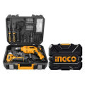 Ingco 107 PCS tool set box with 2pcs drill machine. 