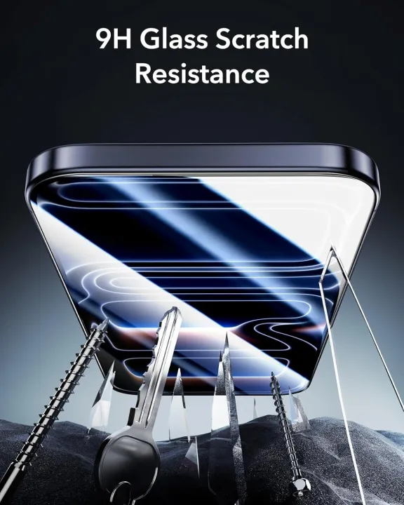ESR%20iPhone%2017%20Pro%20Max%20Screen%20Protector%20UltraFit%20Armorite%20Ultra-Tough%20Tempered%20Glass%20-%20Image%202