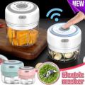 Electric Mini Garlic Chopper Kitchen Accessories Wireless Small Electric Garlic Masher For Cutter Pepper Chili Vegetable Meat. 