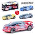 Universal electric racing model toy car with 3D Music light little boy toy car stall hot sale. 