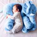 Fluffy Elephant Doll Suces Sleeping Elephant Plush Toys Children Accompany Sleeping Elephant Smothering Pillow Birthday Present 60Cm Gray. 