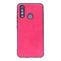 Vivo Y17 Pink/Black Mobile Back Cover. 