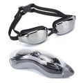 ARELENE 2X Swimming Cap 3 in 1 Goggles + Swimming Cap + Nose Clip Earplug Combination Kit Waterproof Unisex Swimming Cap-Silver. 