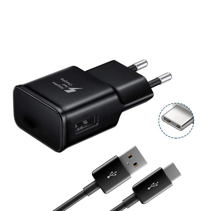 Genuine Fast Travel Charger Adapter with USB Type-C Cable Galaxy S10, S10 Plus, S10