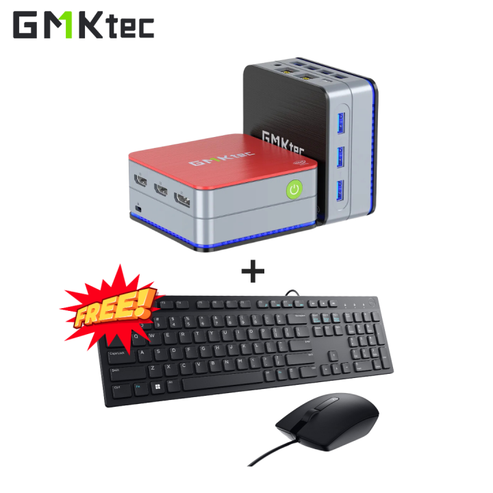 GMKtec NucBox G2 Mini PC | Computer | Wired Combo | Intel