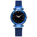 Korean Style Watch, Fashion Watch, Magnet Watch For Women, Round Dial. 