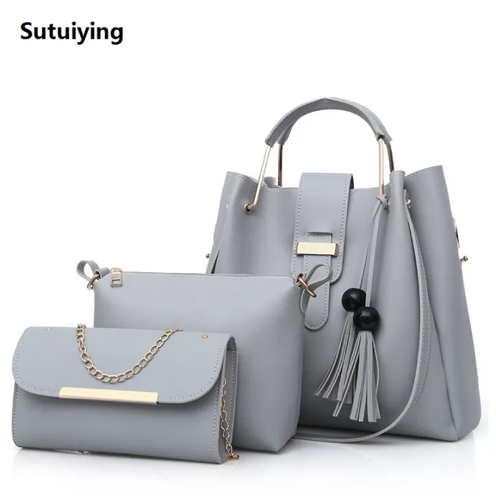 Sutuiying%20%E2%AD%90READY%20STOCK%E2%AD%90%20%E2%9D%83iFashion%20Women%203%20In%201%20Fashion%20Sammi%20Shoulder%20Handbag%20Bargain%20price%20Set%20Ladies%20Sling%20Tote%20Bag%20Wanita%20Bags%20Silang%20Tangan%20Sandang%201015%E2%99%92%20-%20Image%209