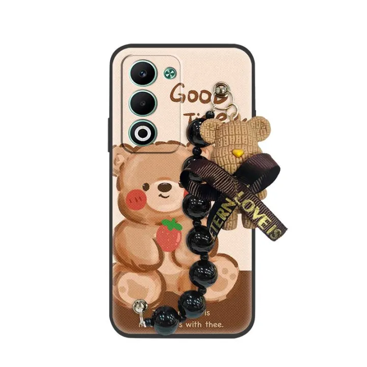 Waterproof%20Skin-friendly%20feel%20Phone%20Case%20For%20OPPO%20A5%205G/4G%202025%20Global%20Cartoon%20soft%20case%20cute%20Bear%20bracelet%20Simplicity%20-%20Image%205