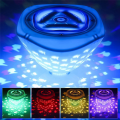 Fish Pattern Fountain Projector Light Color Battery Operated for Disco Pool Party Pool Lights. 