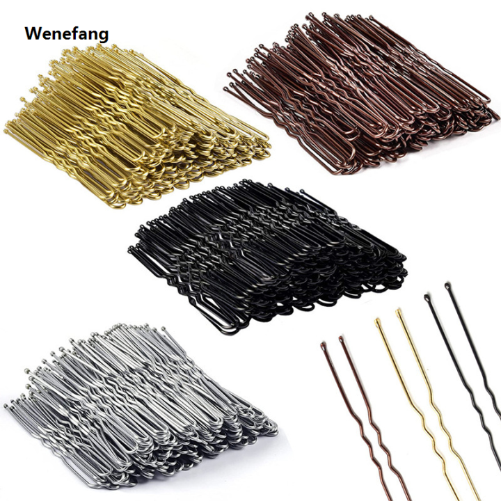 Wenefang%2050%20Pcs/Bag%205cm%20U%20Shaped%20Alloy%20Hairpins%20Waved%20Hair%20Clips%20Simple%20Original%20Metal%20Bobby%20Pins%20Barrettes%20Bridal%20Hairstyle%20Tool%20Hair%20Pins%20-%20Image%202