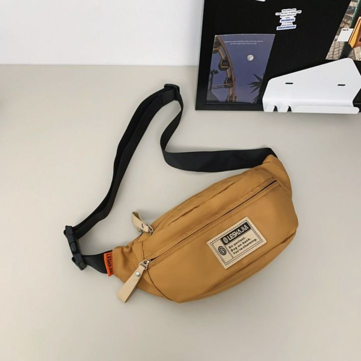 Casual%20Simple%20Japanese%20Harajuku%20Crossbody%20Bags%20Solid%20Color%20Zipper%20Shoulder%20Bags%20Versatile%20Nylon%20Waist%20Bag%20Female%20-%20Image%208