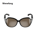 Wenefang 【New design】Smart Glasses Tws Wireless Bluetooth Bone-Conduction Waterproof Earphones Sports Headset Music Sunglasses. 