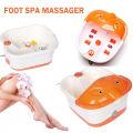 Foot Spa Bath Massager with Leg Roller - Electric Massager for Pain Relief - Detox Heat Massage. 