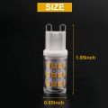 OYPFXMI G9 LED Bulbs,3W Halogen Bulbs,G9 Socket Engergy Saving Led Lamp,Natural White,360LM,AC 220-240V,10 Pack. 