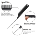 Sutuiying 4pcs/set Detangling Hair Brush Set Teasing Brush Rat Tail Combs Retro Sales promotion Men's Beard Comb Oil Head Brush Hairdress Styling Tool Set. 