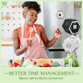 Hexagon Digital Clock Timer Magnetic Cubes Timer Kitchen Hexagon Flip Timer for Studying Cooking Exercising Easy To Use Magnetic Flip Focus-timer. 