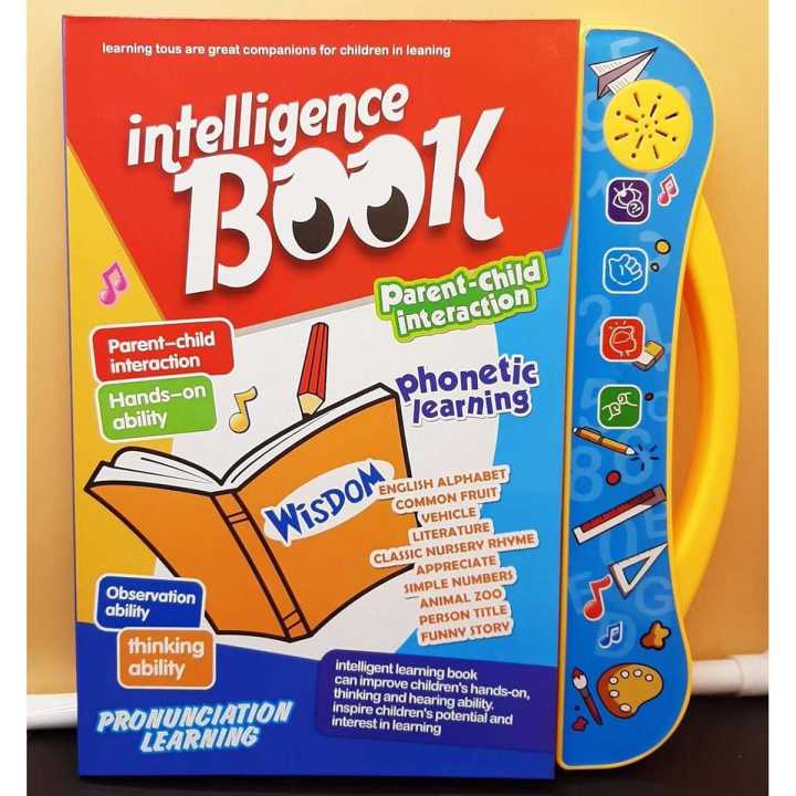 Electronic Talking Intelligence Learning Study Book for Kids