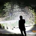 Spotlight Super Bright Strong LED Flashlight Zoomable High Power Laser Flashlight Portable Durable Work Flashlight Outdoor Lighting. 
