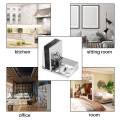 NAMUNY 4 Pack Glass Door Hinges Glass Cabinet Door Hinge Glass Wine Cabinet Hinge Glass Display Hinge. 