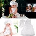 DISICHEN Portable Cute For Kids Costumes Cook Cotton Blended Chef Hat Apron Baby Photos Costume Photography. 