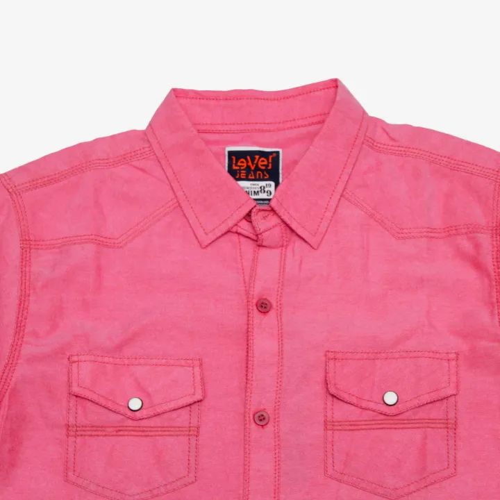 Pink%20Color%20Summer%20Half%20Shirt%20For%20Men%20-%20Image%203
