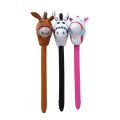New PVC Horse Head Stick Balloon Cartoon Inflatable Balloon Inflatable Stick Horse Party. 