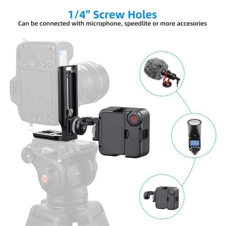 For%20Sony%20Fuji%20Dslr%20Universal%201/4%20Inch%20Screw%20Camera%20L%20Bracket%20Swiss%20Vertical%20Video%20L%20Plate%20-%20Image%205