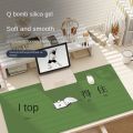 New Protection Eye Student Desk Mat Oil-proof Solid Color Coffee Table Mat Non-slip Leather Computer Desk Mat. 