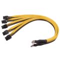 5X PCI-E PCIE 6Pin GPU Graphics-Card Splitter Power Cable for BTC P3 2400W 2600W Graphics-Card 6Pin Cable. 