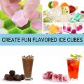Silicone Mold Ice Tray with and without Cover Ice cube maker Easy Honeycomb Design. 