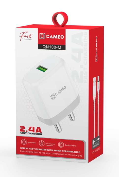 Cameo%20QN100-M%202.4A%20Fast%20Charger%20with%20Micro%20(V8)%20Cable%20-%20Image%204