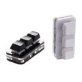 Macro Keyboard Copy Paste Acrylic Custom Mini 3 Key Keypad Hot Swap Red Switch Copy Paste Cut Keypad Type-c Interface Illumination 3 Keys Mini Keypad PC. 
