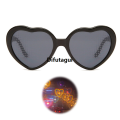 Difutagui 2021 Heart Shape Special Effect Glasses Flower Shape Party Eyewear New Night Light Change Fashion Birthday Magic Sun Glasses. 