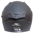 Spyder Rouge+ Plain Matt Black Full Face Motorcycle Helmet. 