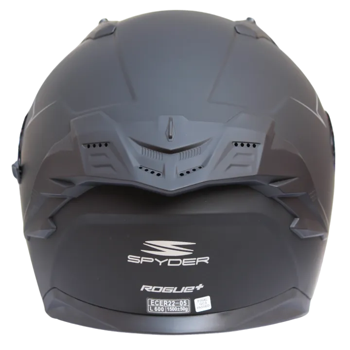 Spyder%20Rouge+%20Plain%20Matt%20Black%20Full%20Face%20Motorcycle%20Helmet%20-%20Image%203