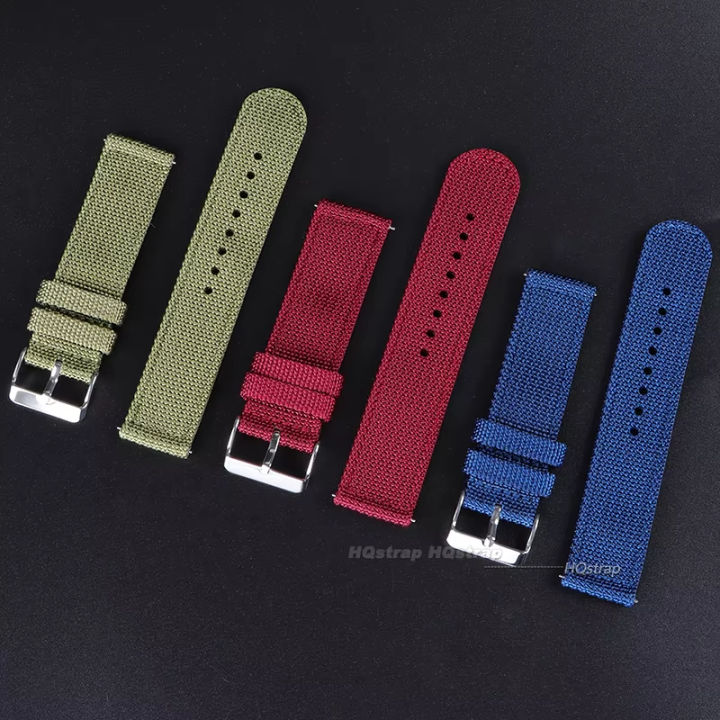 18mm%2020mm%2022mm%2024mm%20Nylon%20Fabric%20Watch%20Bands%20Sport%20Strap%20for%20Huawei%20GT2%20Bands%20for%20Samsung%20Galaxy%20Watch%203%20Quick%20Release%20Band%20with%20Tool%20-%20Image%203