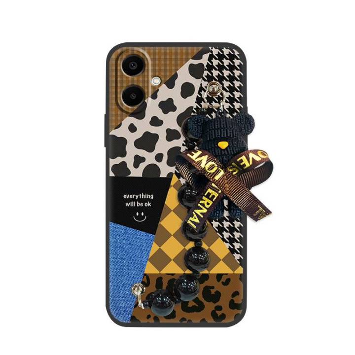Cartoon%20Simplicity%20Phone%20Case%20For%20Samsung%20Galaxy%20A07%20Bear%20bracelet%20soft%20case%20Dirt-resistant%20Back%20Cover%20protective%20case%20-%20Image%205