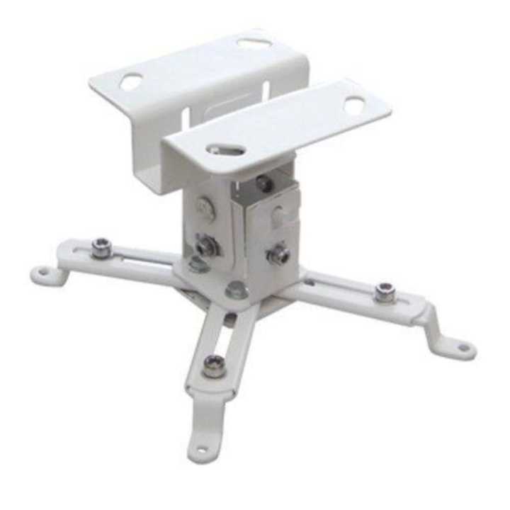 Universal Extendable Tilt Dlp Lcd Ceiling Projector Mount Bracket 44 Lbs - White