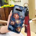 Wrist Strap Shockproof Phone Case For Samsung Galaxy S10 5G/SM-G977N Wristband Phone Holder Anti-dust Back Cover fashion. 