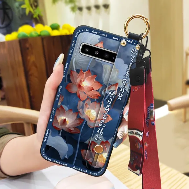 Wrist%20Strap%20Shockproof%20Phone%20Case%20For%20Samsung%20Galaxy%20S10%205G/SM-G977N%20Wristband%20Phone%20Holder%20Anti-dust%20Back%20Cover%20fashion%20-%20Image%2010